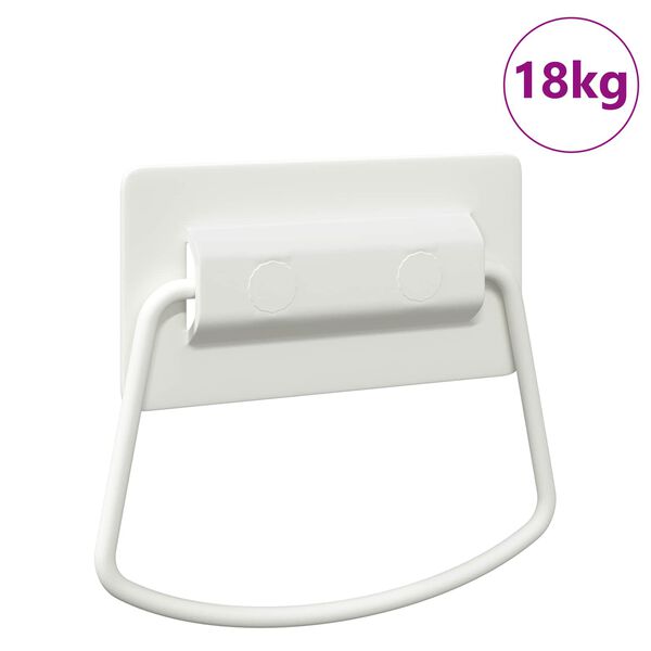 vidaXL M&acirc;nere pentru dulap Alb 85 x 45 mm Metal
