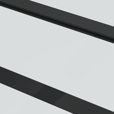 vidaXL Ușă glisantă cu set feronerie, 90x205 cm, sticlă ESG/aluminiu