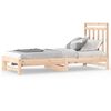 vidaXL Pat de zi extensibil, 2x(90x200) cm, lemn masiv de pin