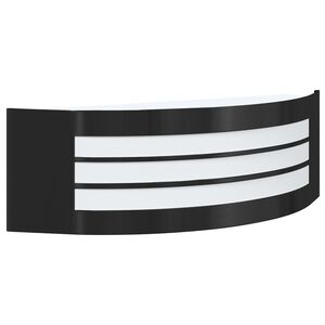 vidaXL Lumină de perete pentru exterior Negru 32 x 10 x 10 cm