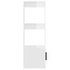 vidaXL Servantă, alb extralucios, 80x30x90 cm, lemn prelucrat