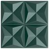 vidaXL Panouri de perete 48 pcs Verde Origami 50 x 50 cm Spumă XPS