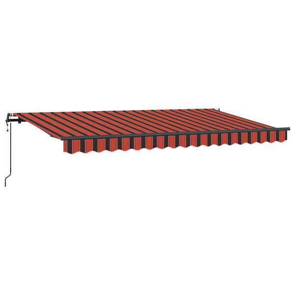 vidaXL Cortina Retractabilă Portocaliu 350 x 200 cm țesătură