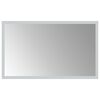 vidaXL Oglindă de baie cu LED Transparent 50 x 30 cm sticlă securizată