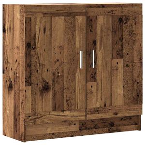vidaXL Bibliotecă, lemn vechi, 82,5x30,5x80 cm, lemn prelucrat