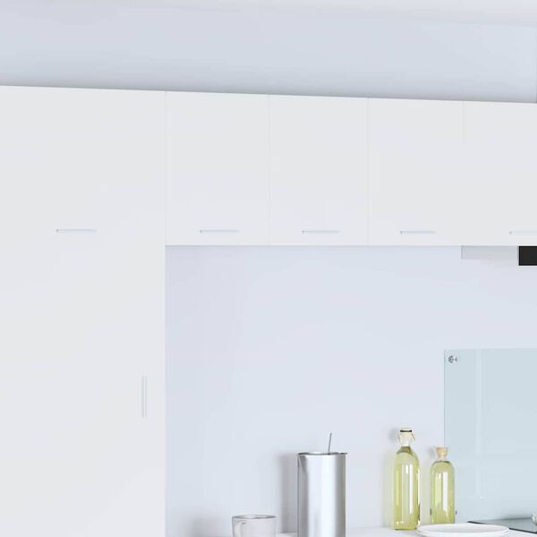 vidaXL Dulap suspendat cu ușă 2 pcs Alb 30 x 31 x 40 cm Lemn compozit