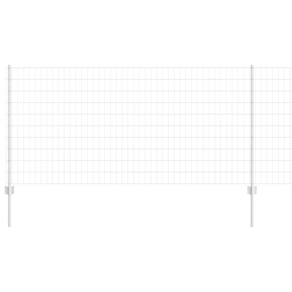 vidaXL Gard cu St&acirc;lp Argintiu 1 x 10 m Oțel