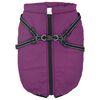 vidaXL Haina pentru C&acirc;ini cu ham Violet L48 Fleece și poliester