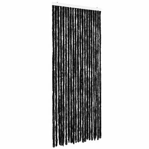 vidaXL Perdea pentru insecte, antracit, 90x220 cm, Chenille