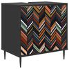 vidaXL Dulap de Baie OMMEN Stejar Negru 60 x 40 x 61 cm Lemn prelucrat