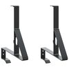 vidaXL Suport pentru Zăpadă 2 buc. Negru 29,5 x 3 x 34,5 cm Oțel
