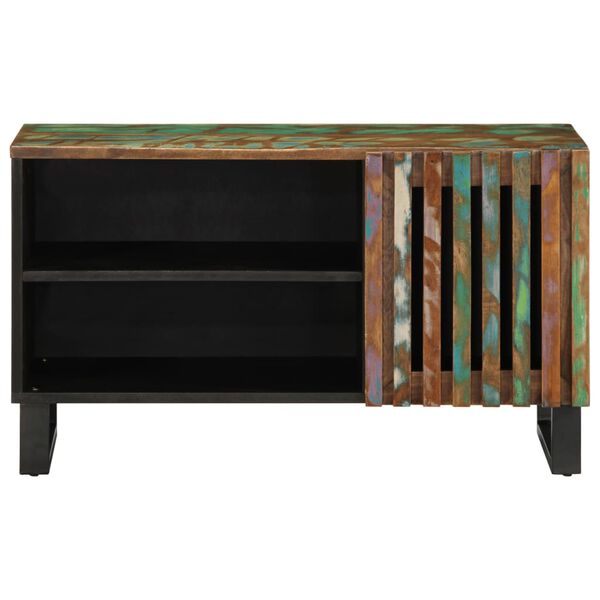 vidaXL Dulap TV, 80x34x46 cm, lemn masiv de acacia