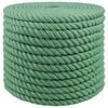 vidaXL Fr&acirc;nghie din Jute Verde 100% jute Tossa