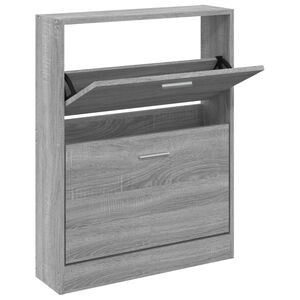 vidaXL Pantofar, gri sonoma, 59x17x81 cm, lemn prelucrat