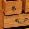 vidaXL Comodă cu sertare cu sertar natural 45 x 35 x 100,5 cm