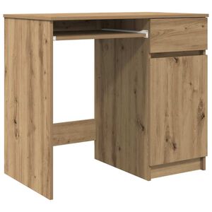 vidaXL Birou Artisan Stejar 86x49x76 cm Lemn prelucrat