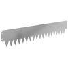 vidaXL Margine pentru gazon 30 pcs 103 x 20 cm metal Argintiu