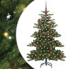 vidaXL Brad de Crăciun artificial cu ramuri articulare Verde 150 cm