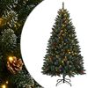 vidaXL Brad de Crăciun artificial 150 LED-uri 120 cm