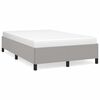 vidaXL Cadru de pat fără saltea țesătură gri deschis 120x190 cm