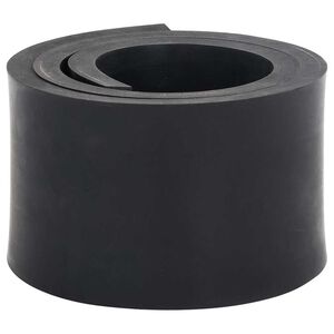 vidaXL Margine de cauciuc pentru plug de zăpadă negru 100x8x1 cm