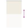 vidaXL Jaluzea cu role opace Ivoar 125x210 cm lățime material 121,6 cm