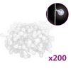 vidalXL Ghirlandă luminoasă, 200 LED-uri, alb rece, 8 funcții, 20 m