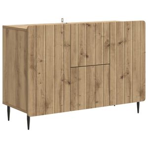 vidaXL Bufet Stejar Artizanal 89 x 34,5 x 62 cm Lemn prelucrat