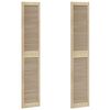 vidaXL Ușă de Dulap cu ușă 2 pcs natural 201 x 2,1 x 39,5 cm