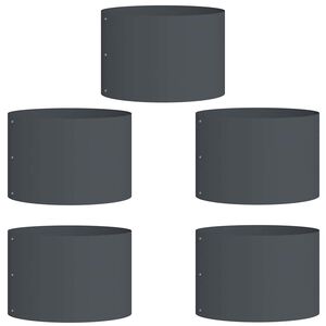 vidaXL Inele pentru vaze 5 pcs Antracit 30 x 30 x 20 cm
