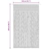 vidaXL Perdea macrame, albastru, 140 x 240 cm, bumbac