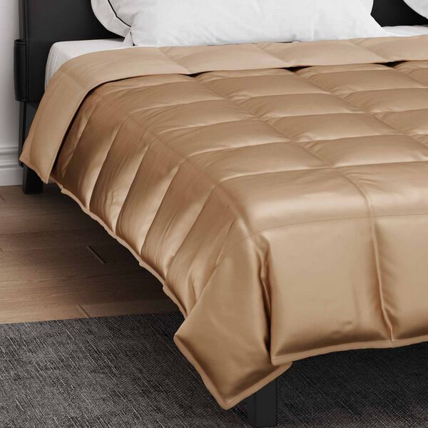 vidaXL Duvet complet pe tot parcursul anului Auriu 240 x 200 cm