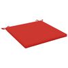 vidaXL Perne de Șezut SOEST 100% Polyester Roșu 70 x 70 x 3 cm