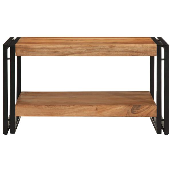 vidaXL Masuta de cafea 70x50x38 cm din lemn masiv de salcam