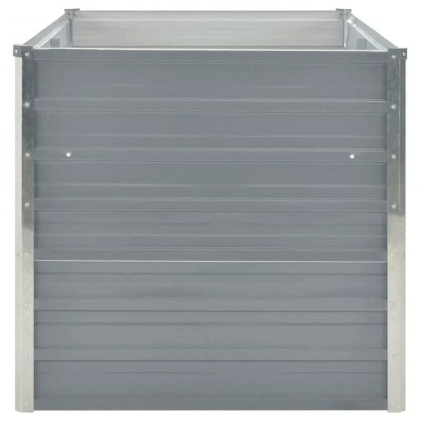 vidaXL Pat &icirc;nalt straturi, 160x80x77, oțel galvanizat, gri
