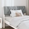 vidaXL Tăblie tapițată Gri deschis 100 cm Lemn de pin masiv