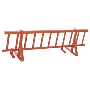vidaXL Apărătoare de zăpadă pentru acoperiș Roșu 100 x 29,5 x 34,5 cm