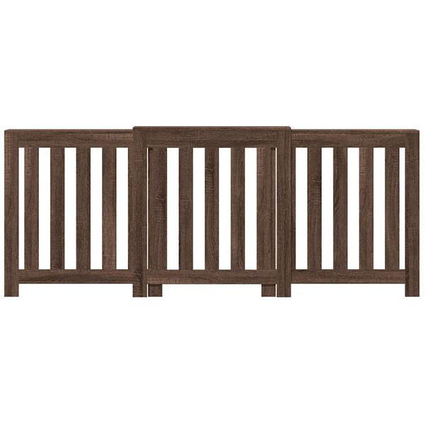 vidaXL Mască pentru calorifer stejar maro 205x21,5x83,5 cm lemn