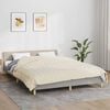 vidaXL Pătură cu greutăți, crem deschis, 220x235 cm, 15 kg, textil