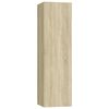 vidaXL Dulapuri TV 4 buc, stejar Sonoma, 30,5x30x110 cm lemn prelucrat