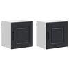 vidaXL Panou mașină de spălat vase Kalmar 2 pcs Negru 40 x 31 x 40 cm