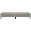 vidaXL Cadru de pat fără saltea, gri deschis, 90x190 cm, catifea