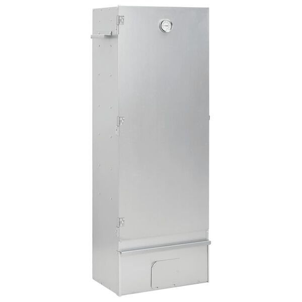 vidaXL Afumătoare grătar cu așchii lemn 44,5x29x110 cm oțel galvanizat