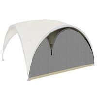 Bo-Camp Perete lateral pentru cort petrecere cu plasă de țânțari L bej