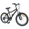vidaXL Bicicletă pentru Copii 20 Inci 6-Speed pentru 6-11 ani Negru