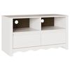 vidaXL Cabinet TV Drammen Alb 99 x 43 x 55 cm Lemn masiv de pin