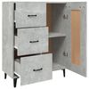 vidaXL Dulap, gri beton, 69,5x34x90 cm, lemn compozit