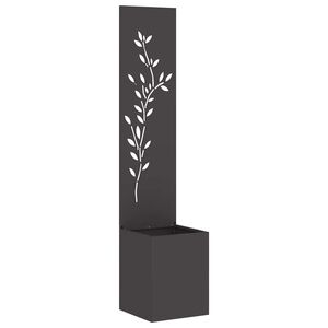 vidaXL Ecran de intimitate pentru grădină Negru 32 x 32 x 150 cm