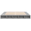 vidaXL Cadru de pat, gri sonoma, 200x200 cm, lemn prelucrat