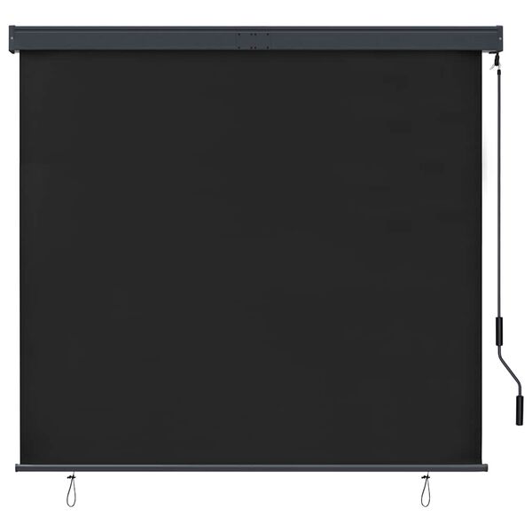 vidaXL Jaluzea tip rulou de exterior, antracit, 160 x 250 cm